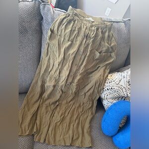 High waist maxi skirt
